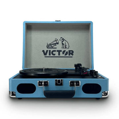 Wholesale Victor Metro Plus Portable Dual Bluetooth Suitcase Turntable