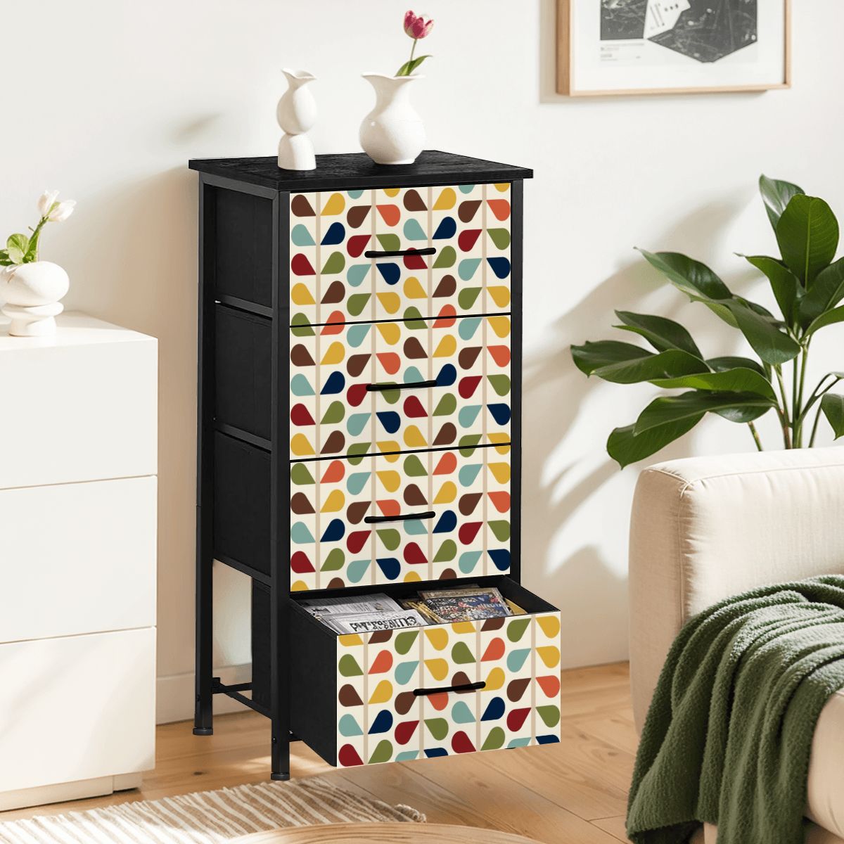Scandinavian Modern Danish Mid Century Modern 4-Drawer Dresser - Mid Century Modern Gal