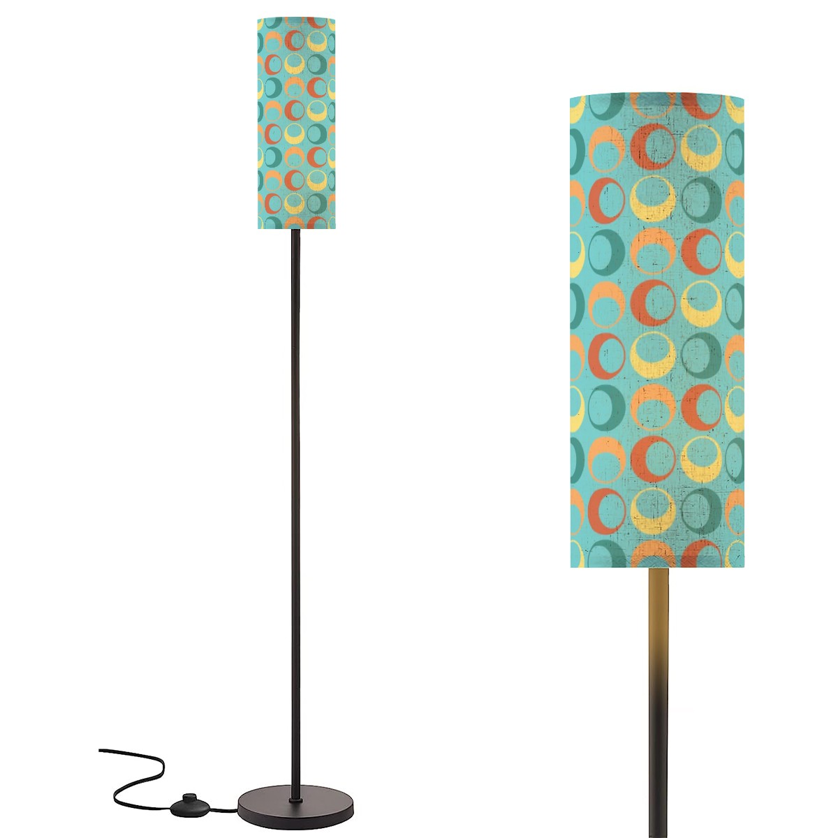Mid Century Modern Geometric Retro Mod Floor Lamp - Mid Century Modern Gal