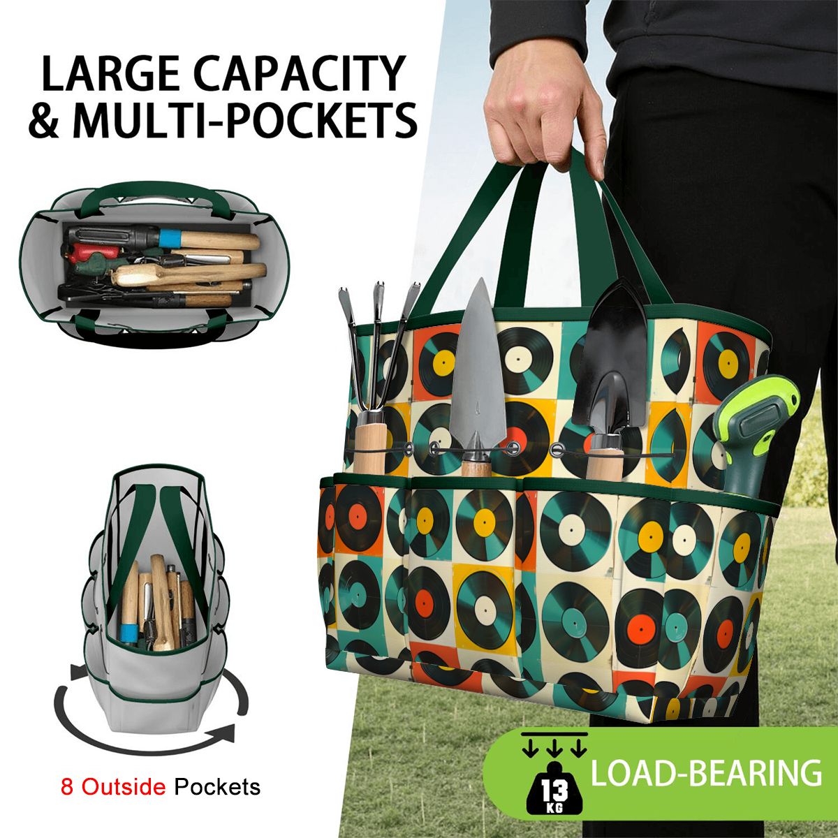 Retro Records, Groovy Mod Garden Tool Bag