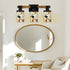 Modern Scandinavian Abstract Geometric Designed Retro Vanity Light Fixture - Mid Century Modern Gal