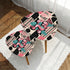 Mid Century Modern Nesting Tables, 50s Poodle, Black Pink Aqua Boomerang Cocktail Side Tables - Mid Century Modern Gal