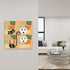 Atomic Cat Double Mid Century Modern Switch Cover 2-Gang 1 Duplex - Mid Century Modern Gal