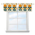 Scandinavian Floral Flower Modern Retro Valance Curtains - Mid Century Modern Gal