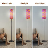 Retro Groovy Orange Purple, Mid Mod Floor Lamp Modern Standing Lamp - Mid Century Modern Gal