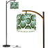 Mid Century Modern Olive Green Groovy Orbs Retro Arc Floor Lamp - Mid Century Modern Gal