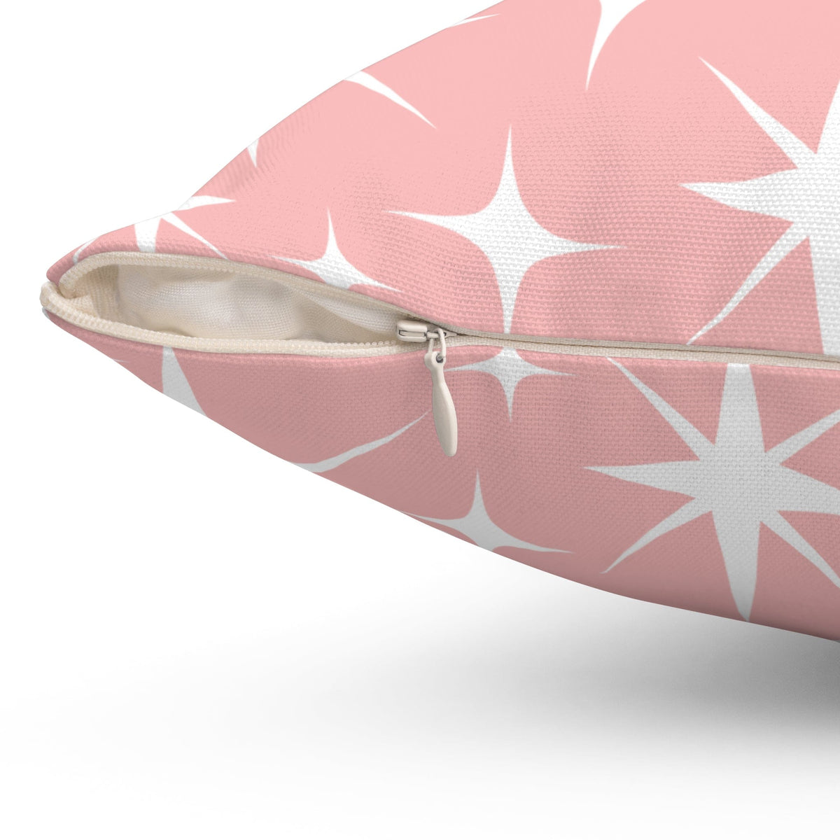 Atomic 50's Pink Starburst, Mid Century Modern Pillow And Cover Home Decor