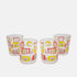 Atomic Acrylic Old Fashioned Glass - Set of 4 - Orange Yellow
