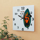 Atomic Cat, Kitschy Fun, Mid Century Modern, Acrylic Wall Clock Home Decor Mid Century Modern Gal