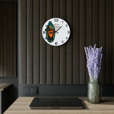 Atomic Cat, Kitschy Fun, Mid Century Modern, Acrylic Wall Clock Home Decor Mid Century Modern Gal