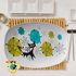 Atomic Fransican Starburst Pattern, Kitschy Cat, Mid Century Modern Dinnerware, Retro Party Platter Kitchenware
