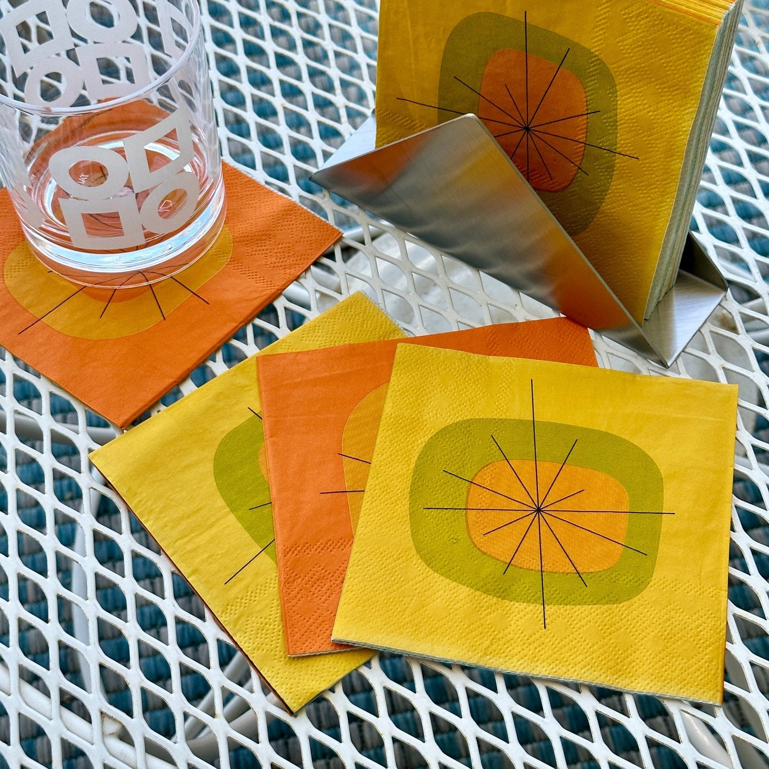 Atomic Paper Cocktail Napkin Set
