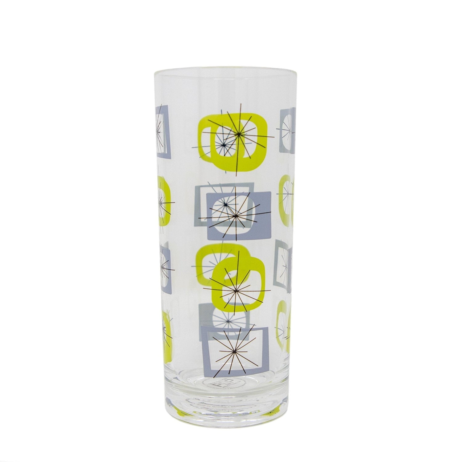 Atomic Zombie Glass - Blue / Green (Set of 4)