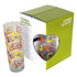 Atomic Zombie Glass - Orange / Yellow (Set of 4)