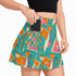 Retro Kitsch Mid Mod Teal Orange Pink Women&