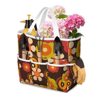Retro Flower Power 70s Garden Tool Bag - Mid Century Modern Gal
