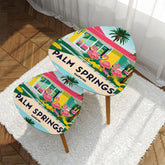 Mid Century Modern Palm Springs California Kitschy Flamingos Mod Cocktail Nesting Tables - Mid Century Modern Gal