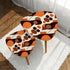 Retro Groovy 70s Orange And Brown Mid Mod Nesting Tables - Mid Century Modern Gal
