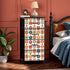 Mid Century Modern Scandinavian Designed Danish Floral 4-Drawer Dresser - Mid Century Modern Gal