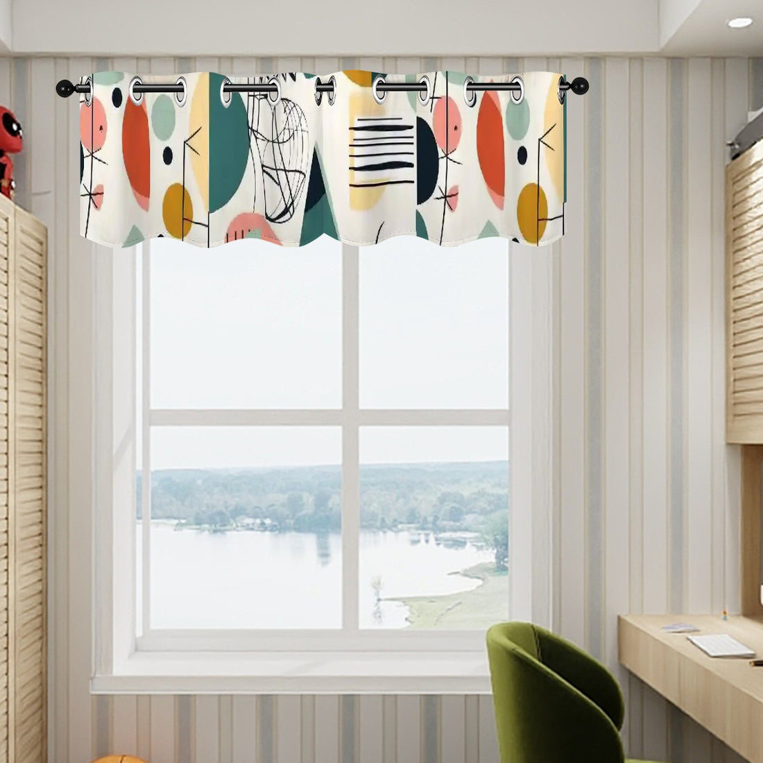Valance Curtains - Mid Century Modern Gal