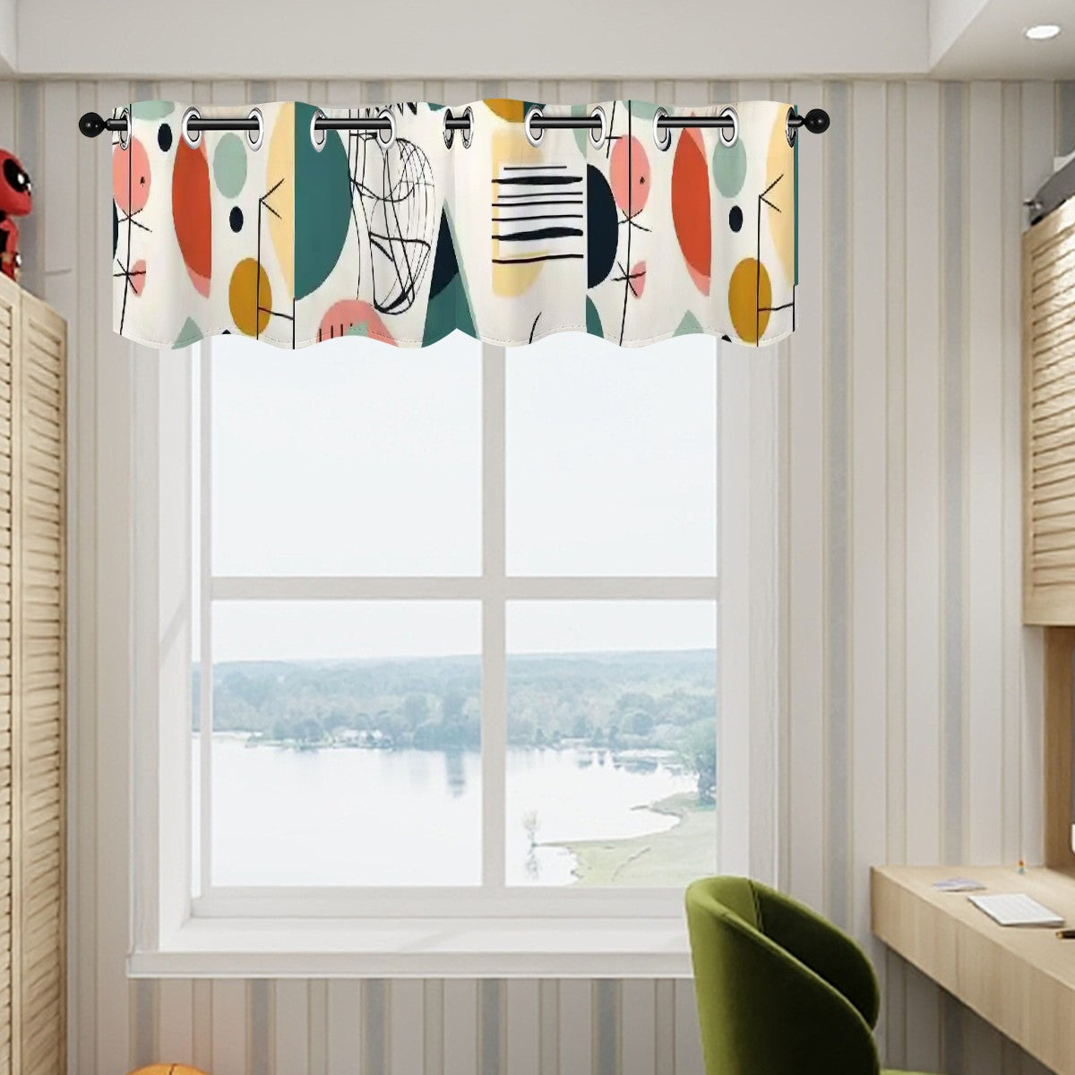 Valance Curtains - Mid Century Modern Gal