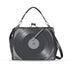 Retro Vinyl Record, Mid Mod Music, Mid Century Modern Kisslock Crossbody Purse - Mid Century Modern Gal