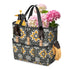 Floral Bohemian Retro Gray Yellow Modern Garden Tool Bag - Mid Century Modern Gal