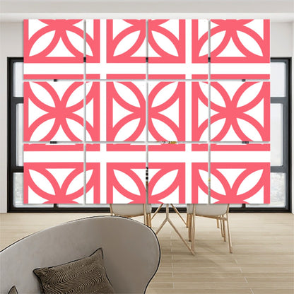 Mid Century Modern Breeze Block Coral Mod Hanging Room Divider 12 pcs - Mid Century Modern Gal