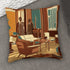 Gentlemans Mid Mod Lounge, Mid Century Modern Corduroy Throw Pillow Covers (Double-Sided Design) - Mid Century Modern Gal