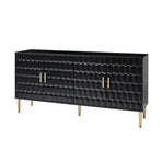 Arnold Sideboard -  Black - 63 x 15.7 x 30 in