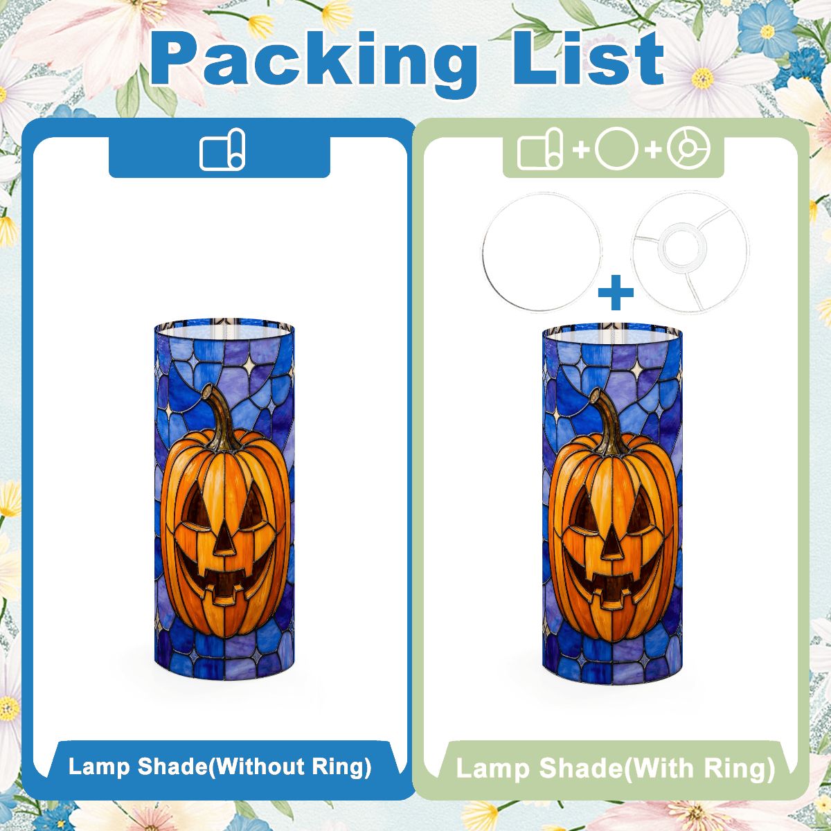 Halloween Stained Glass Style Jack-o&