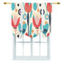 Scandinavian Flower Mid Mod Retro Tie Up Curtain - Mid Century Modern Gal