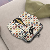 Scandinavian Designed Kitschy Mod Atomic Cat Coin Purse - Mid Century Modern Gal