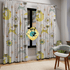 Atomic Cat, Vintage Style, Space Kitties, Retro Mid Century Modern Kitschy Cat Lover Window Curtains Home Decor Blackout / 50" × 84"