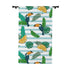 Retro Tiki, Tropical Tucan Bird, Lemon, Blue And White Stripe, Beachy Vibe, Mod Blackout Window Curtains (1 Piece) Home Decor Blackout / 50" × 84" Mid Century Modern Gal