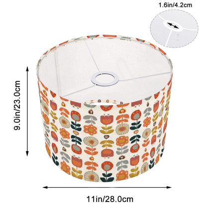 Mid Mod Scandinavian Modern Danish Floral Retro Lamp SHADE ONLY - For Arc Floor Lamps Only - Mid Century Modern Gal