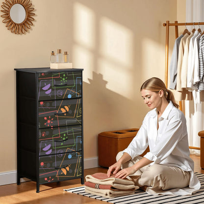 Mid Century Modern Atomic Space Age Gray 4-Drawer Dresser - Mid Century Modern Gal