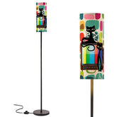 Mid Century Modern Amoeba Designed Kitschy Retro Cats, Quirky Mod Floor Lamp Modern Standing Lamp - Mid Century Modern Gal
