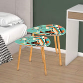 Mid Century Modern Gal, Kitschy Mod Quirky Fun Nesting Tables - Mid Century Modern Gal