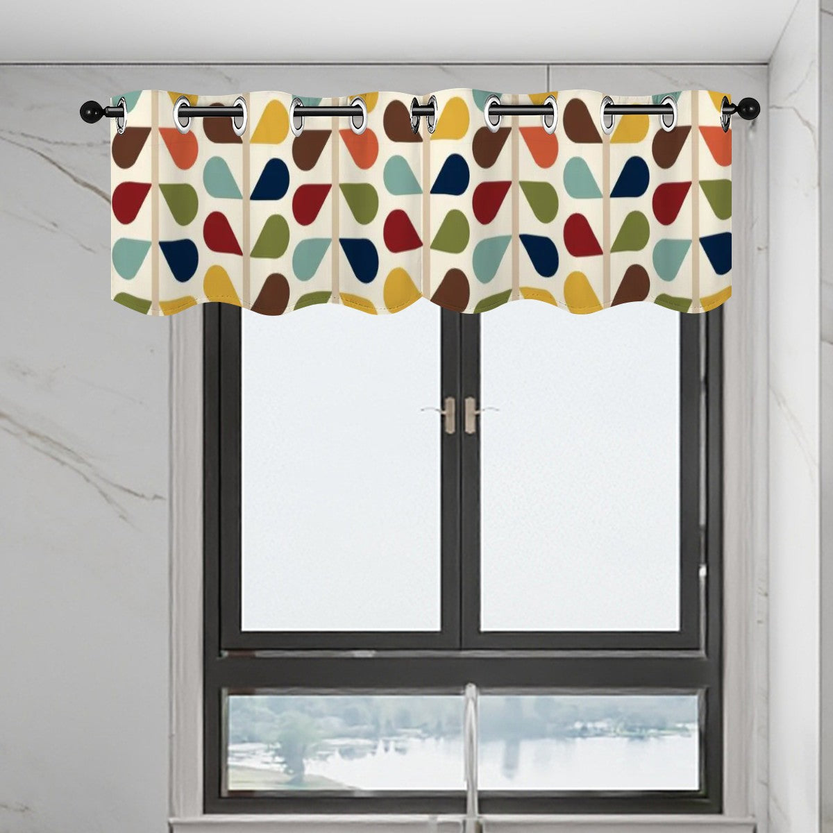 Valance Curtains - Mid Century Modern Gal