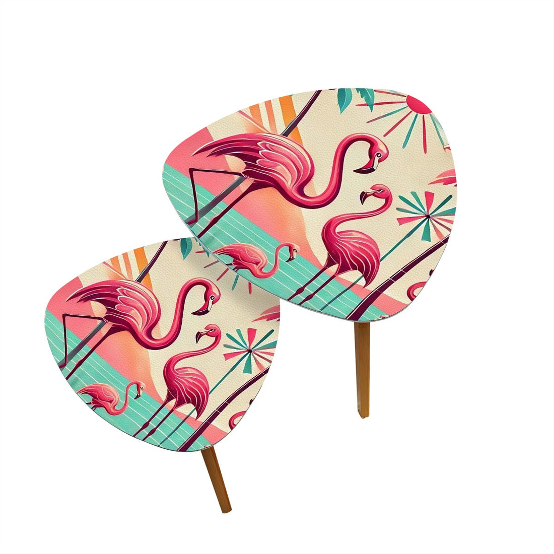 Mid Century Modern Palm Springs Flamingo Nesting Tables - Mid Century Modern Gal