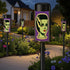 Bride of Frankenstein Retro Mid Mod Halloween Horror Buff Outdoor Solar Lights - Mid Century Modern Gal