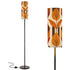 Floral Mod Scandinavian Harvest Gold, Orange Mid Century Modern Floor Lamp - Mid Century Modern Gal