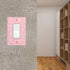 Mid Century Modern Pink Starburst  Modern Switch Cover 1-Gang 1 Decorator - Mid Century Modern Gal