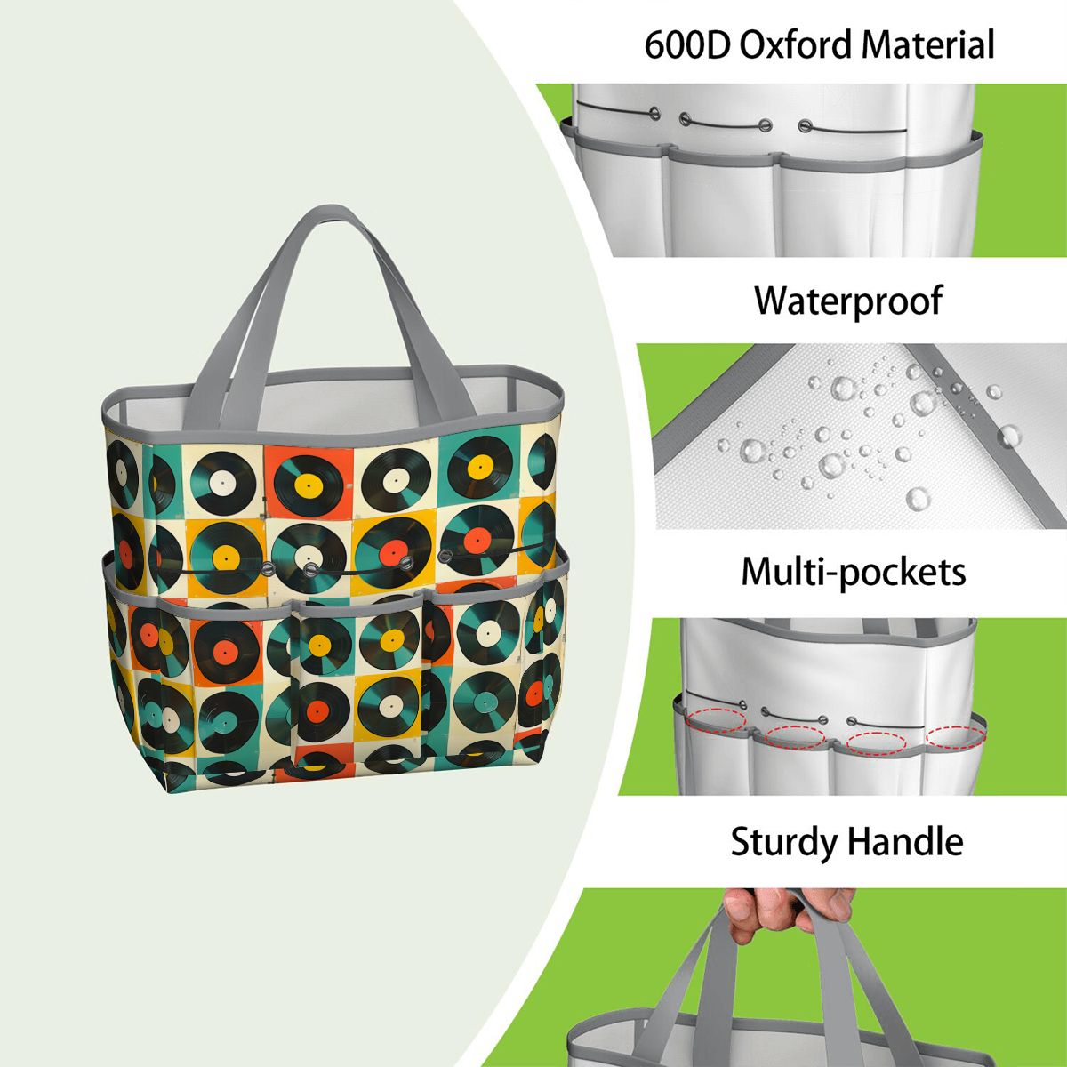 Retro Records, Groovy Mod Garden Tool Bag - Mid Century Modern Gal