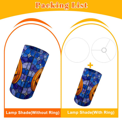 Halloween Stained Glass Style Jack-o&