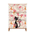 Mid Century Modern Flamingos, Atomic Cat Kitschy Mod Shoe Storage Cabinet - Mid Century Modern Gal