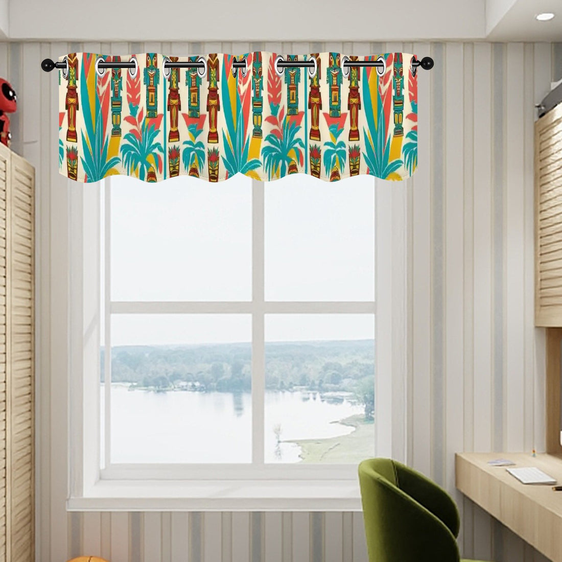 Time Time Palm Springs Kitschy Curtain Valances - Mid Century Modern Gal