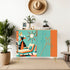 Mid Mod Retro Gal, Dance Like No One is Watching Kitschy Mod Sideboard Credenza Storage Cabinet - Mid Century Modern Gal