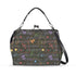 Mid Century Modern Atomic Space Age Gray Kisslock Crossbody Purse - Mid Century Modern Gal